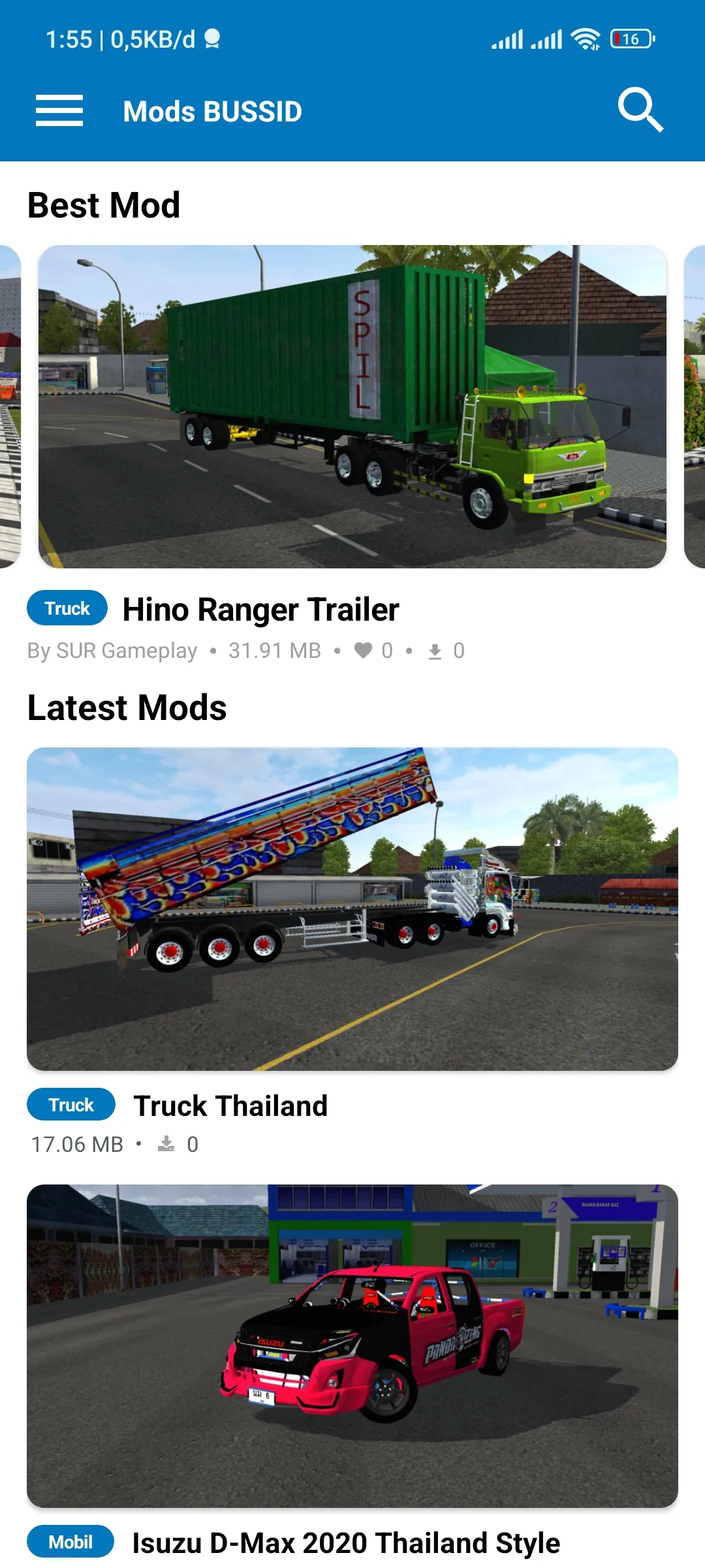 Mod Bussid Truck Thailook | Indus Appstore | Screenshot