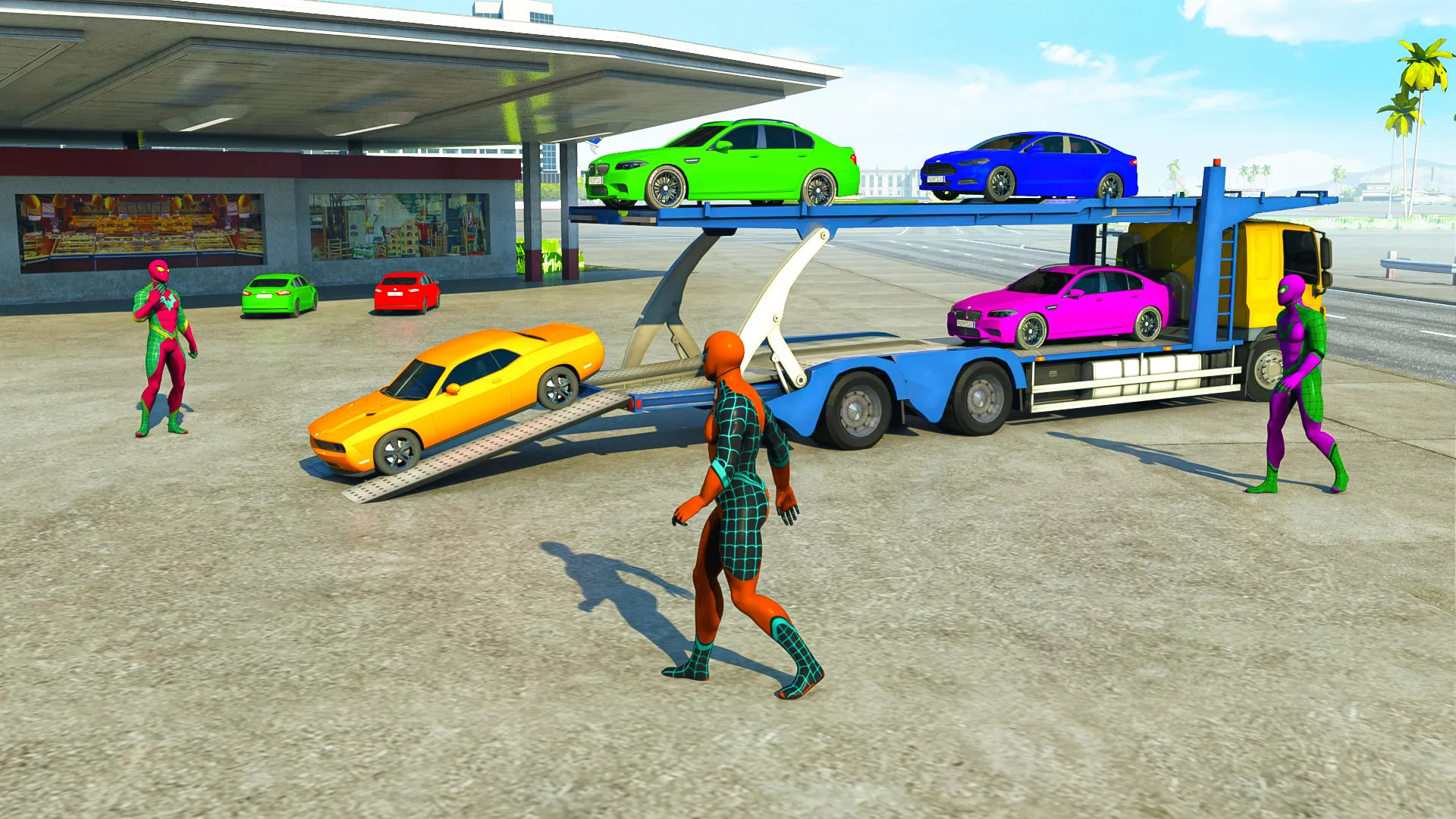 Superhero Car: Transport Game | Indus Appstore | Screenshot