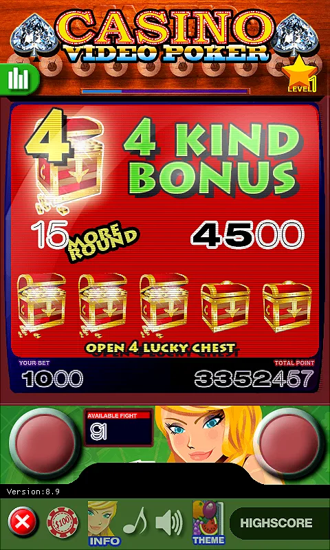 Casino Video Poker | Indus Appstore | Screenshot