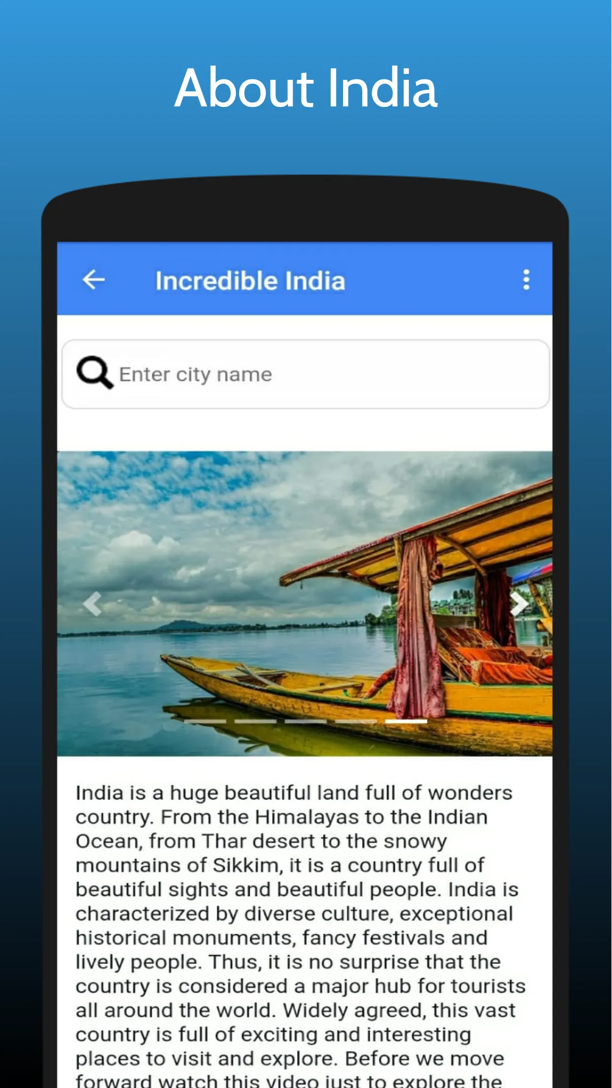 India Tourism : Explore beauty | Indus Appstore | Screenshot