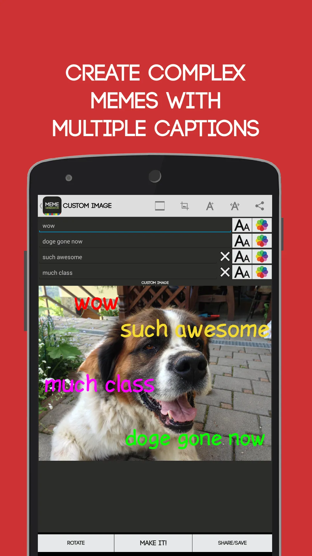 Meme Generator (old design) | Indus Appstore | Screenshot