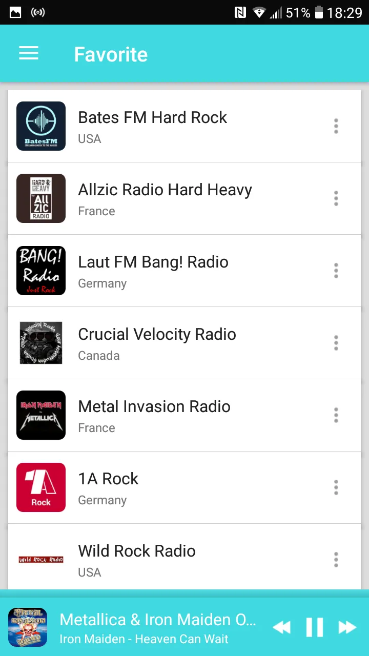 Hard rock radios | Indus Appstore | Screenshot