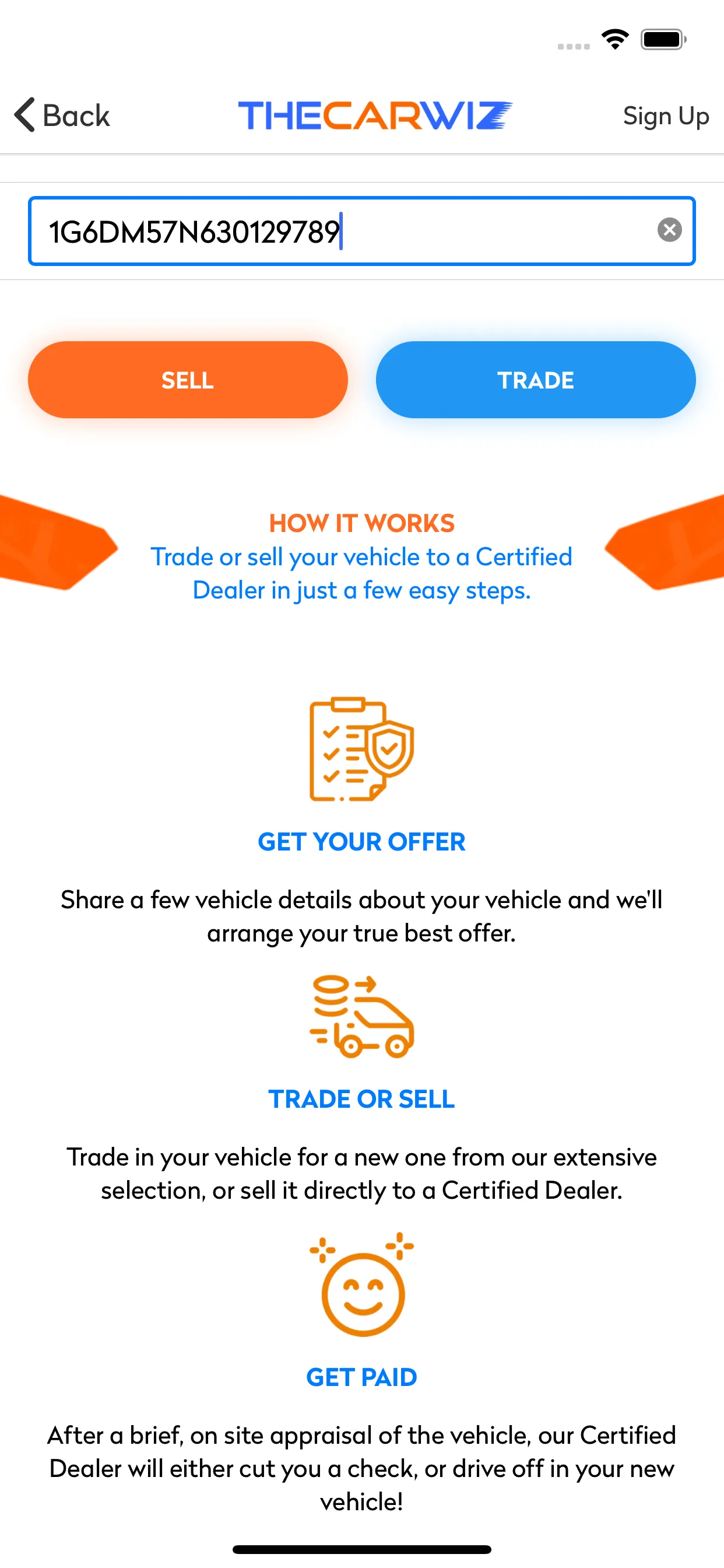 TheCarWiz: Buy, Sell, Trade | Indus Appstore | Screenshot