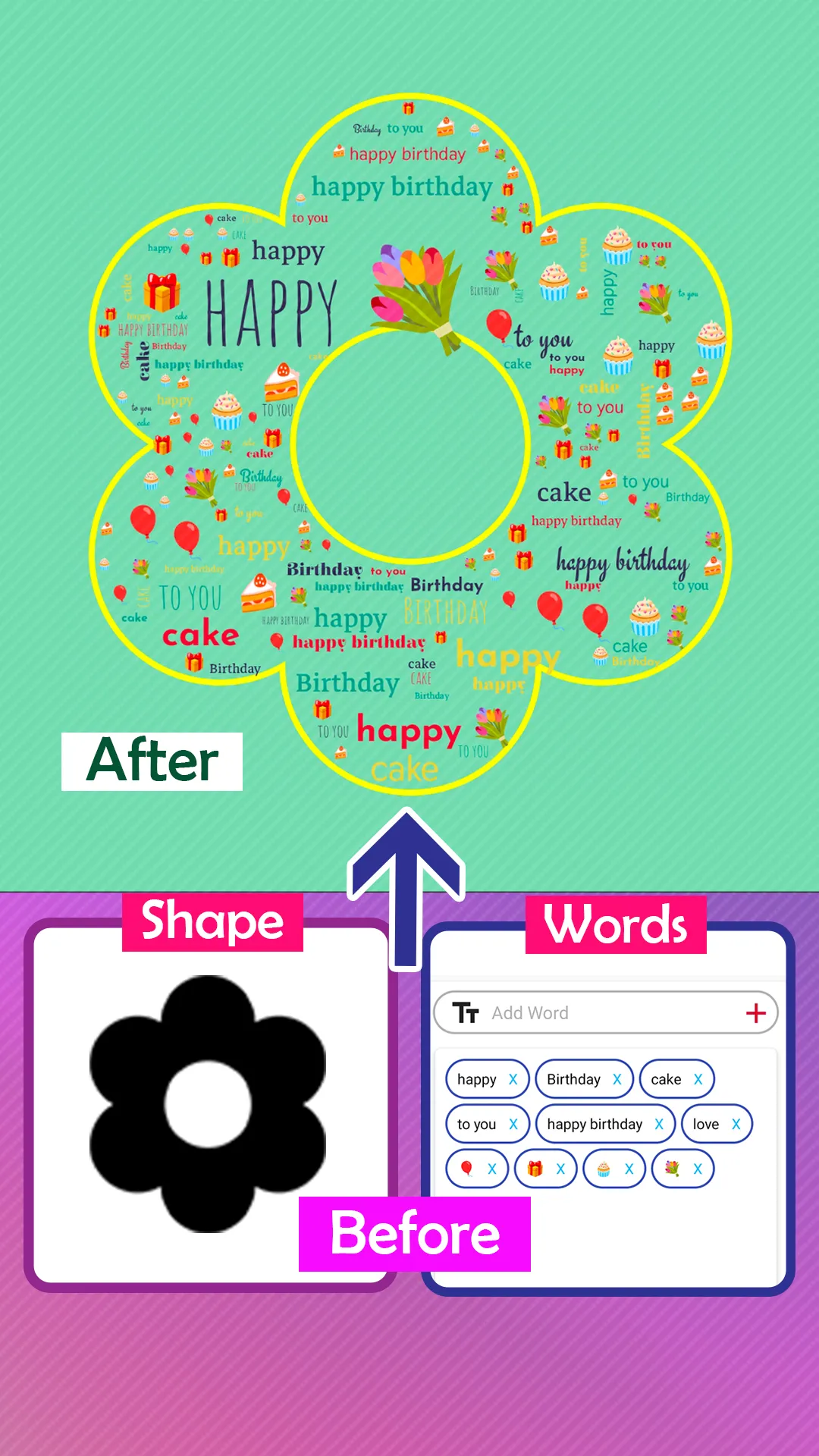 Word Cloud Ai Art Generator | Indus Appstore | Screenshot