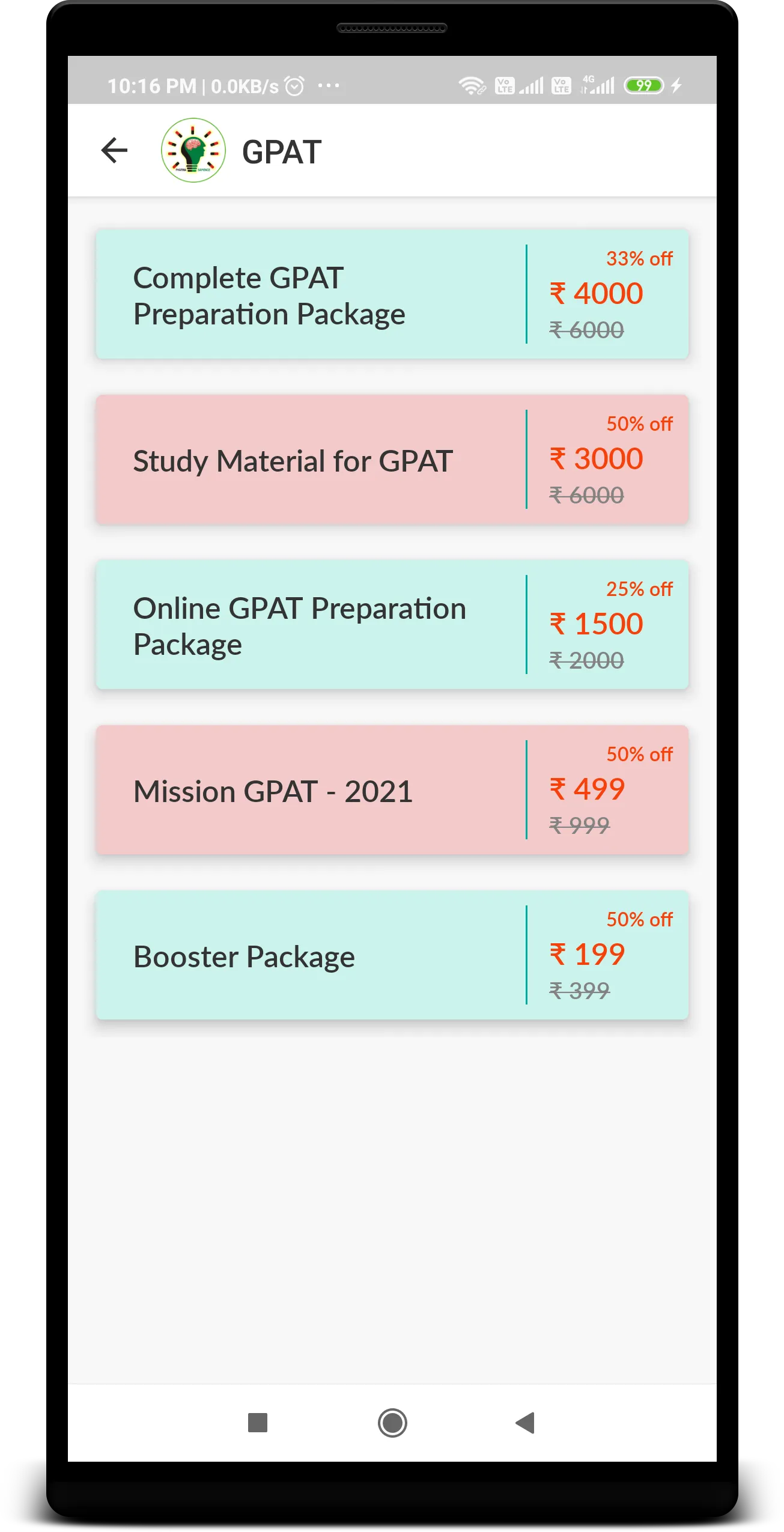 Pharma Sapience - GPAT/NIPER | Indus Appstore | Screenshot