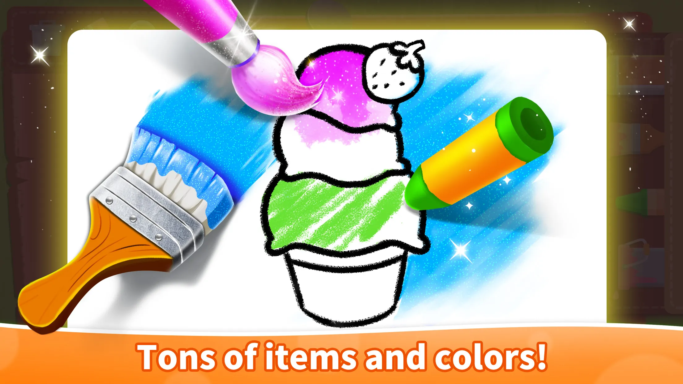 Baby Panda's Glow Doodle Game | Indus Appstore | Screenshot