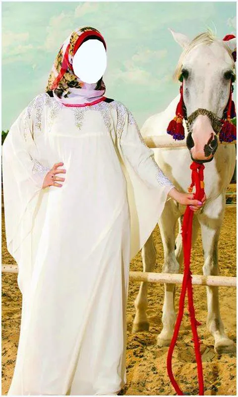 Hijab Women With Horse Photos | Indus Appstore | Screenshot