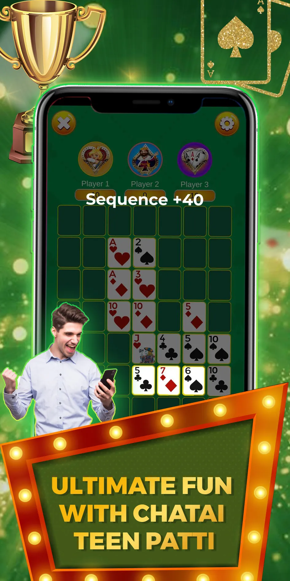 Chatai Teen Patti - Card Match | Indus Appstore | Screenshot