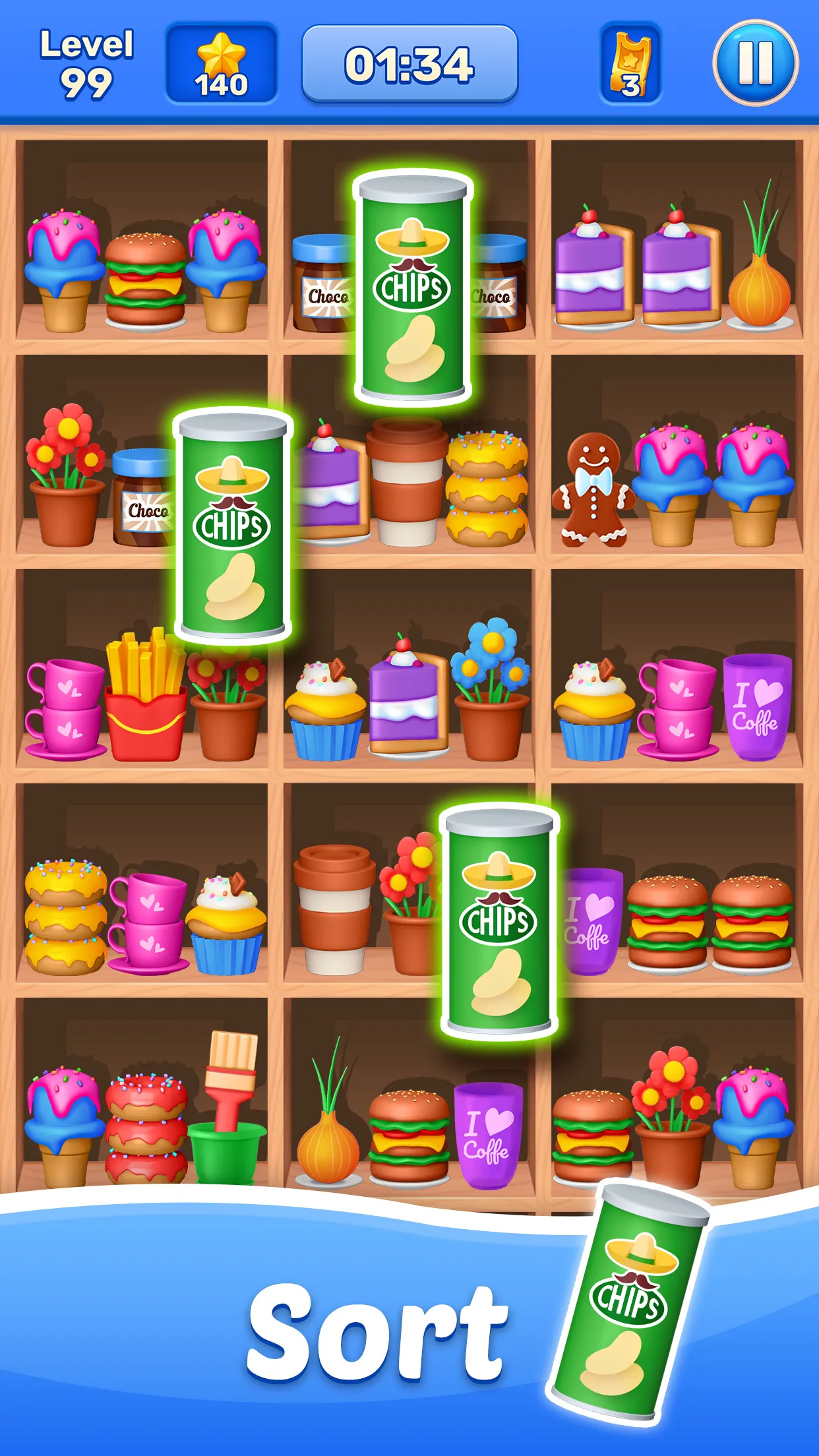 Sort Goods - Sorting Game | Indus Appstore | Screenshot
