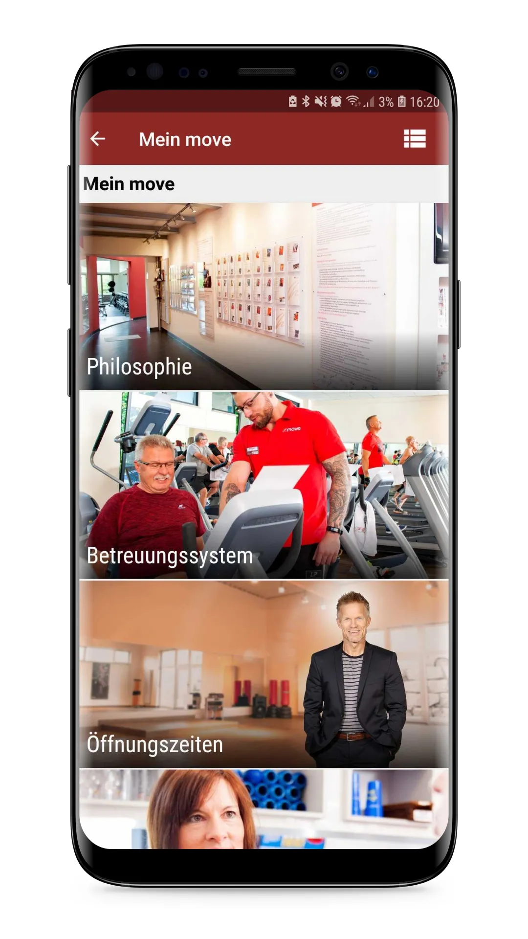 move Fitness- & Freizeitanlage | Indus Appstore | Screenshot