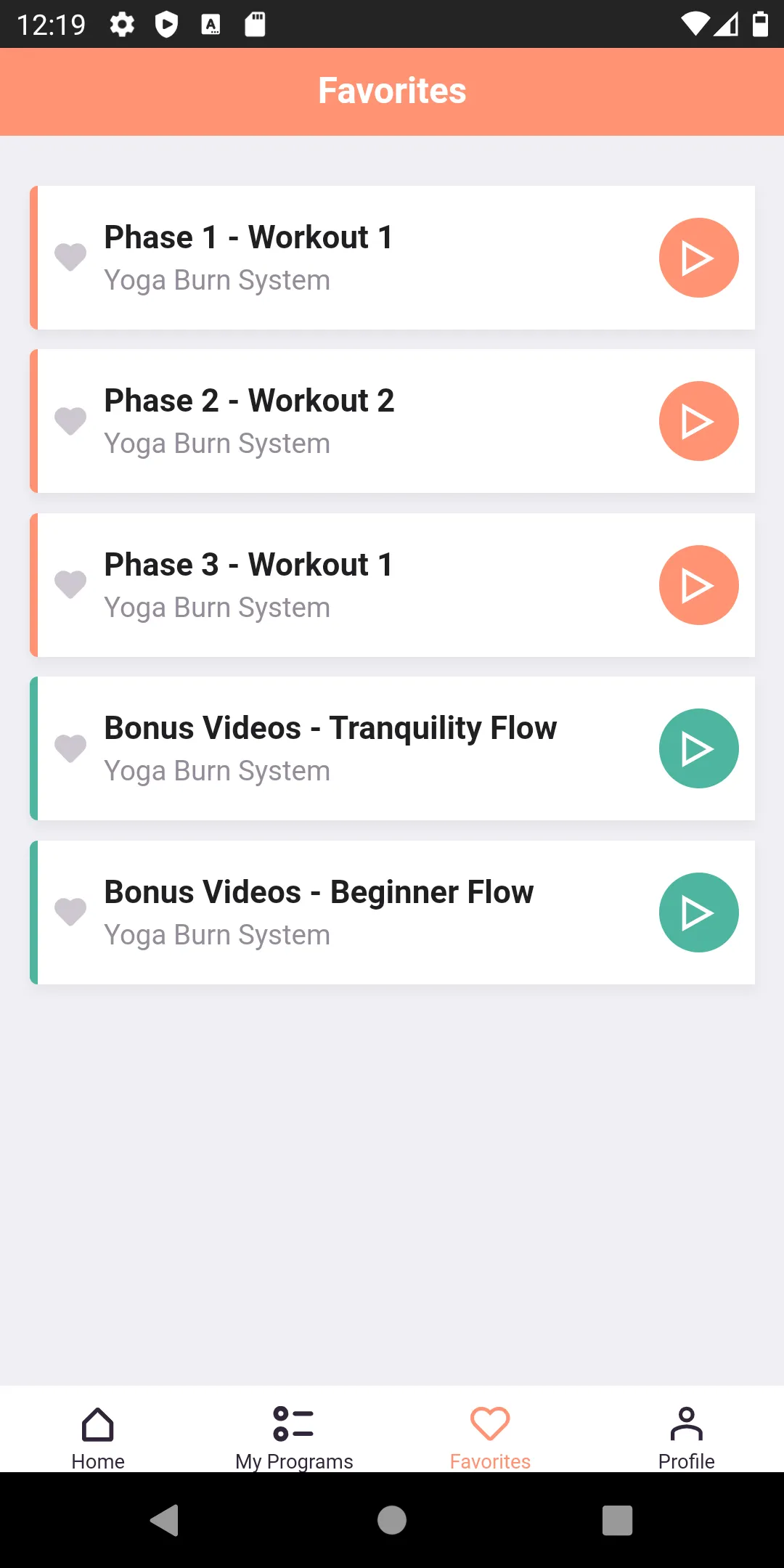 Yoga Burn App | Indus Appstore | Screenshot