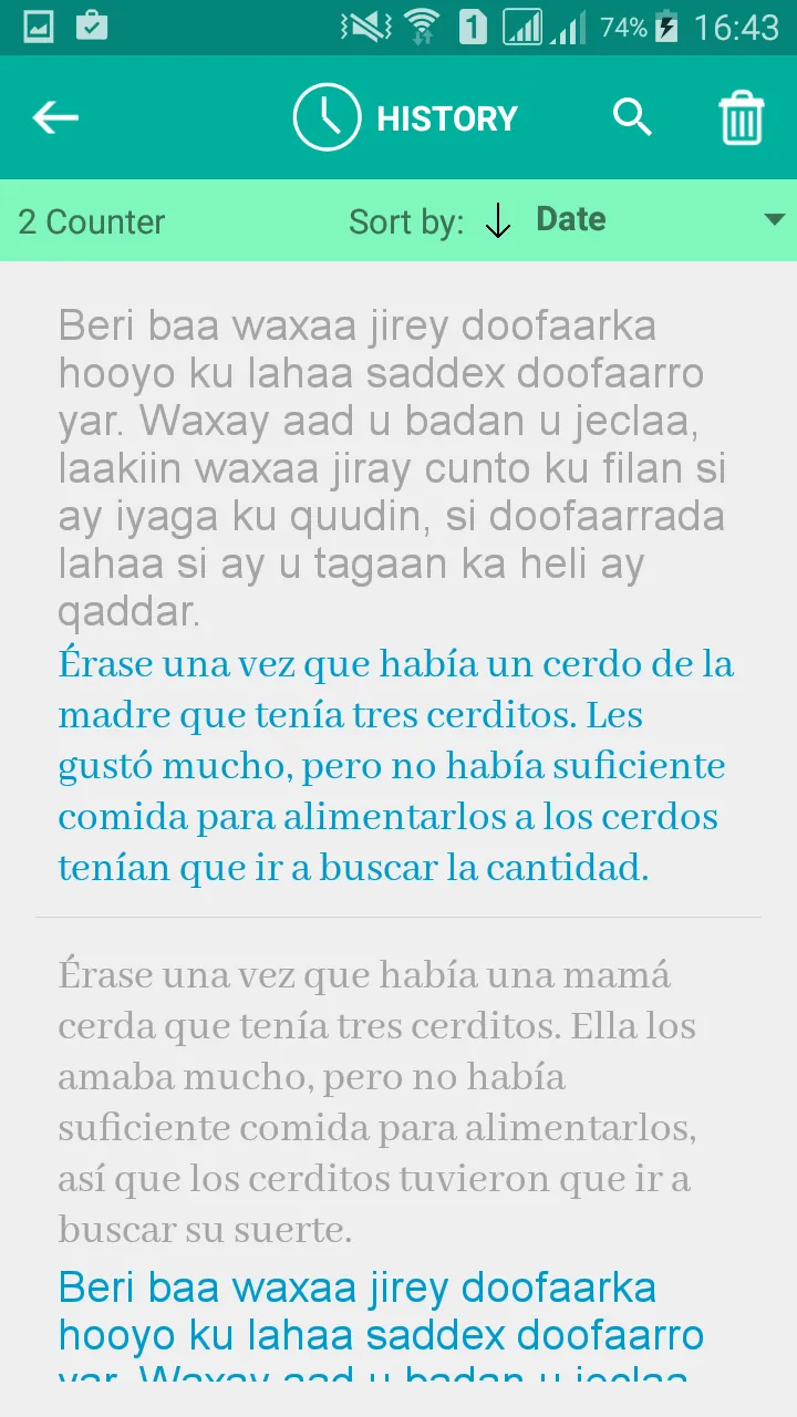 Somali Spanish Translator | Indus Appstore | Screenshot