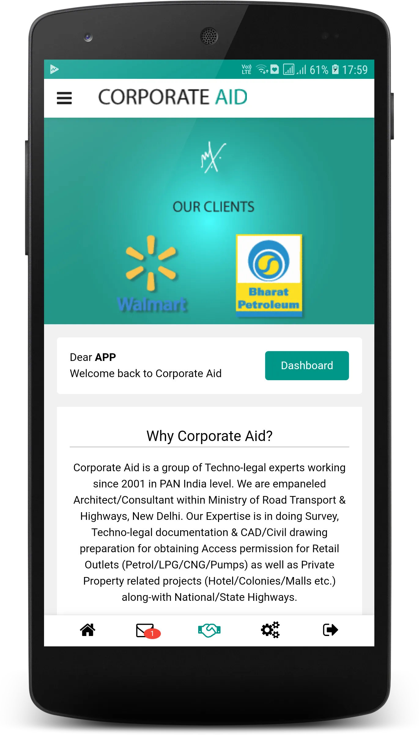 Corporate Aid - National Highw | Indus Appstore | Screenshot