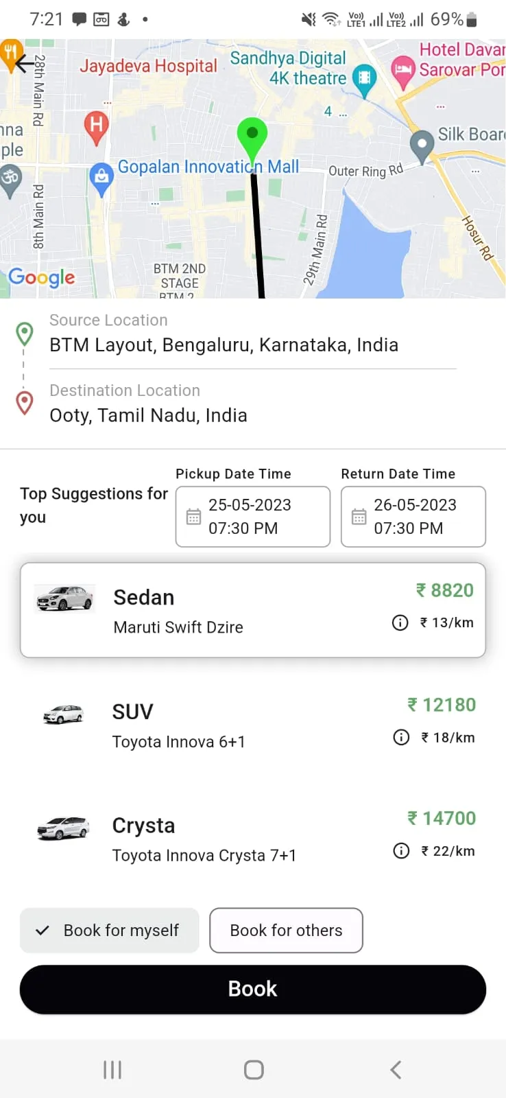 CABTO- Redefining Daily Travel | Indus Appstore | Screenshot