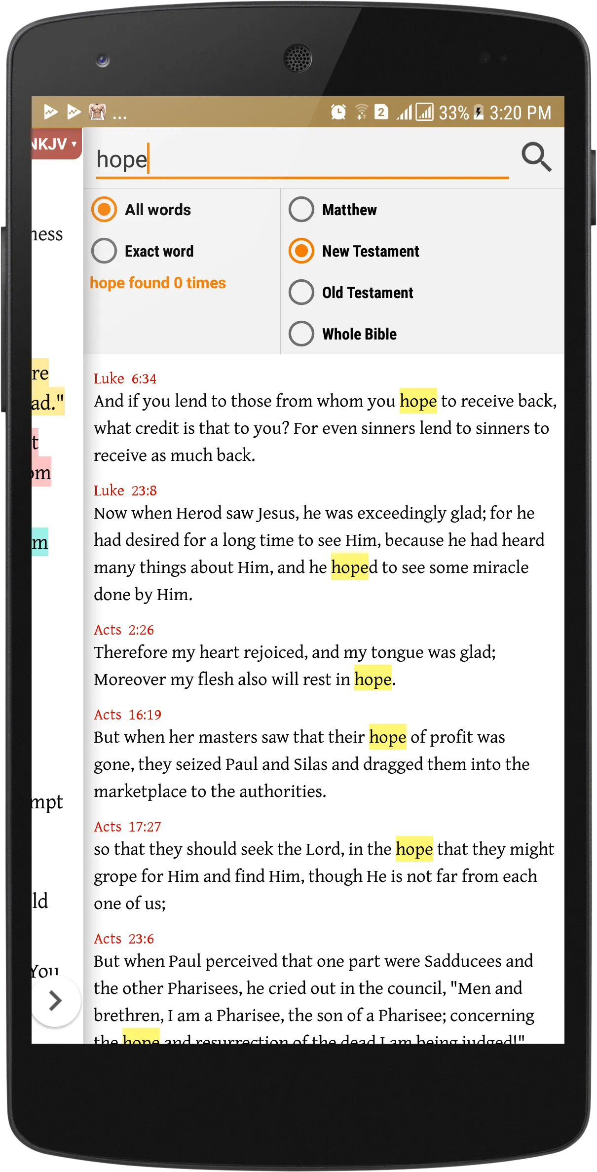 Bible NKJV - New King James Ve | Indus Appstore | Screenshot