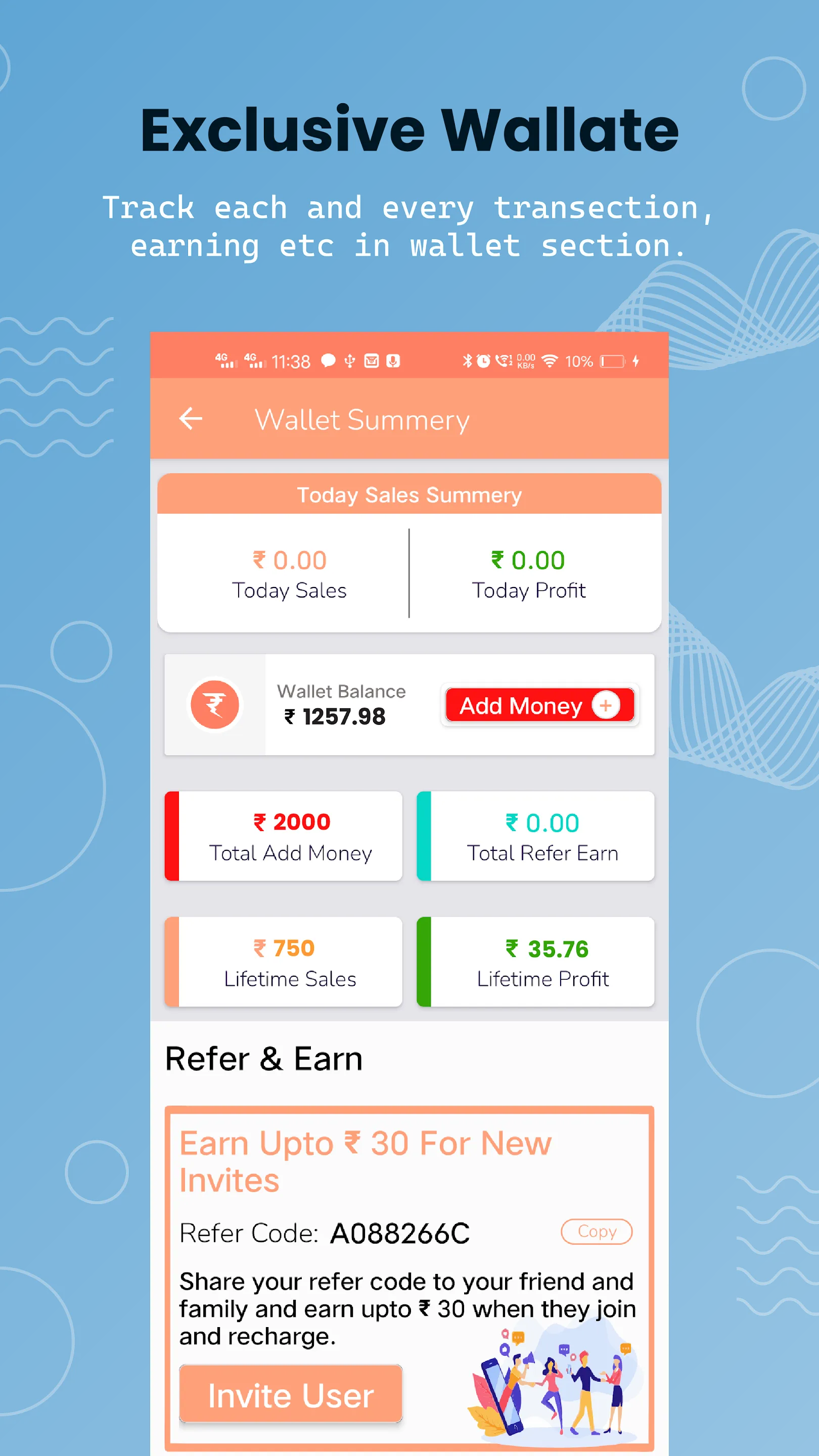 Recharge Earn | Commission App | Indus Appstore | Screenshot