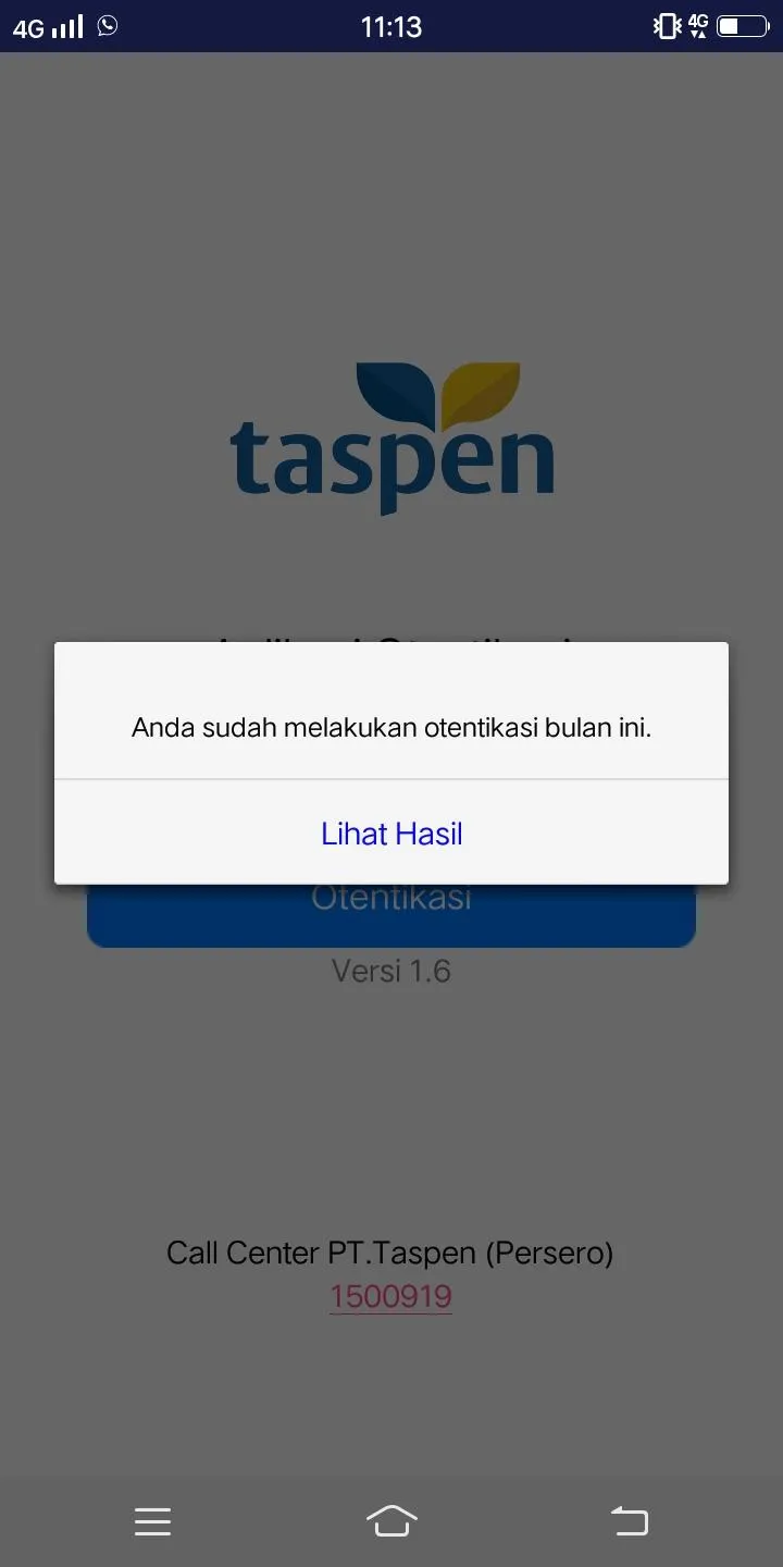 Taspen Otentikasi | Indus Appstore | Screenshot