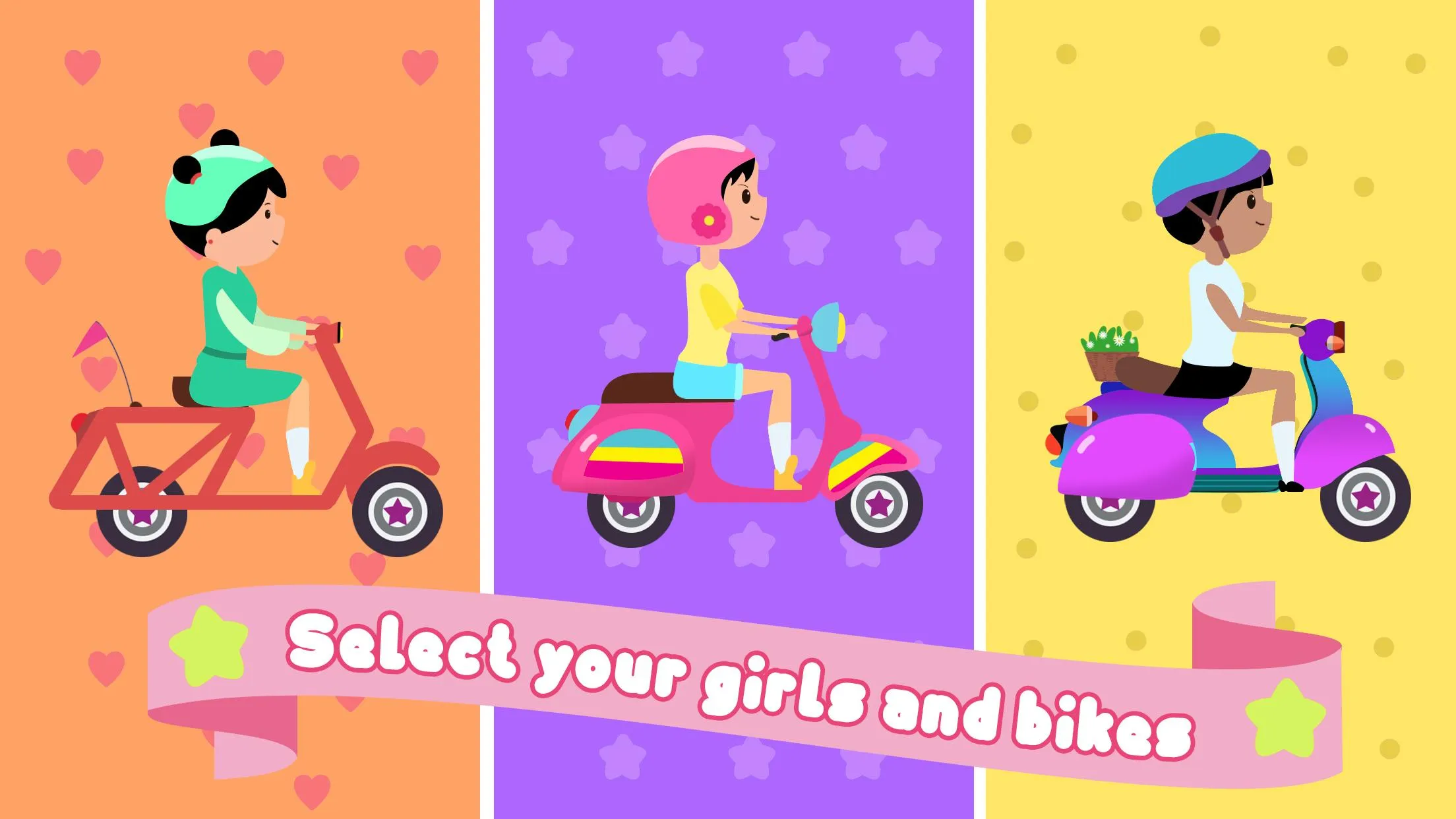 Girls run bike: Real racing | Indus Appstore | Screenshot