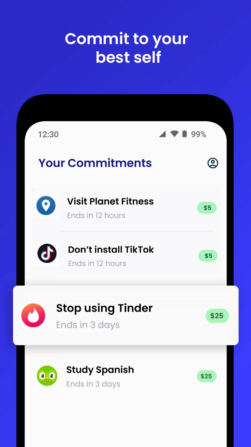 Discipline: Block App & Commit | Indus Appstore | Screenshot