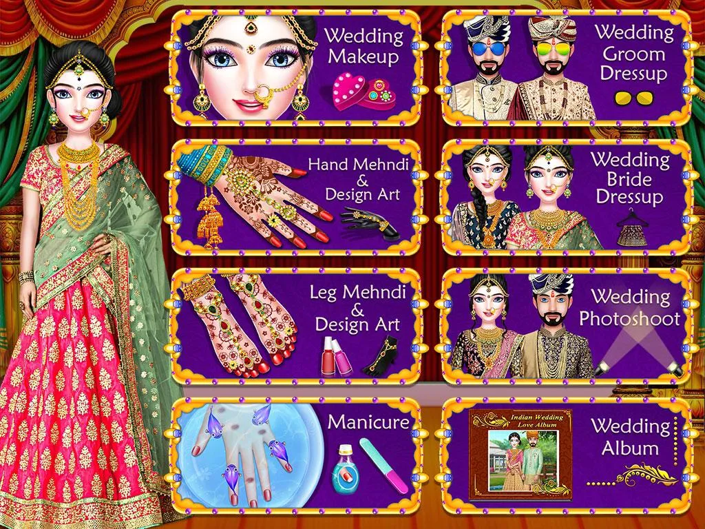 North Indian Wedding Dress Up | Indus Appstore | Screenshot