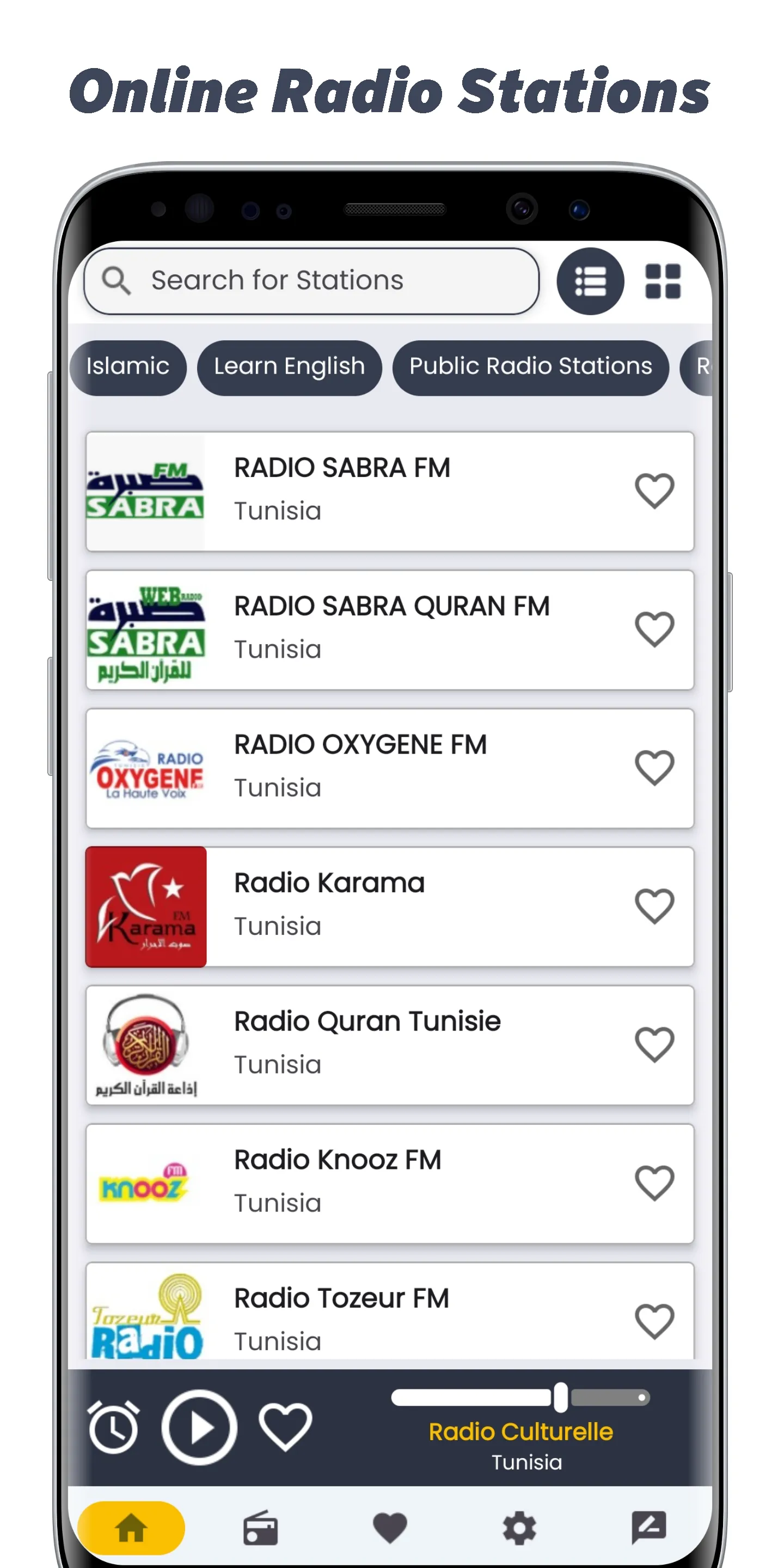 Tunisia Radios - All FM Radios | Indus Appstore | Screenshot