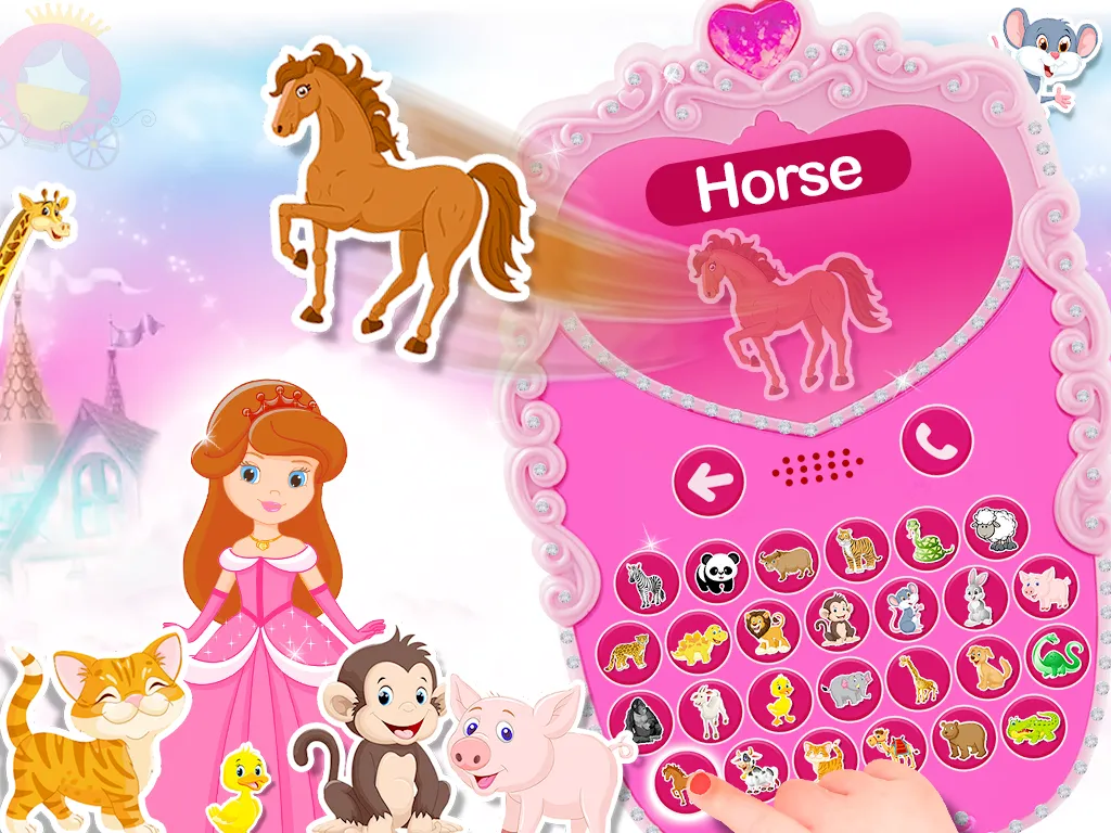 Pink Baby Princess Phone | Indus Appstore | Screenshot