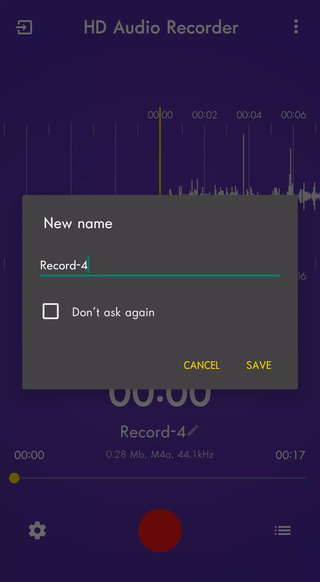 HD Audio & Sound Recorder | Indus Appstore | Screenshot