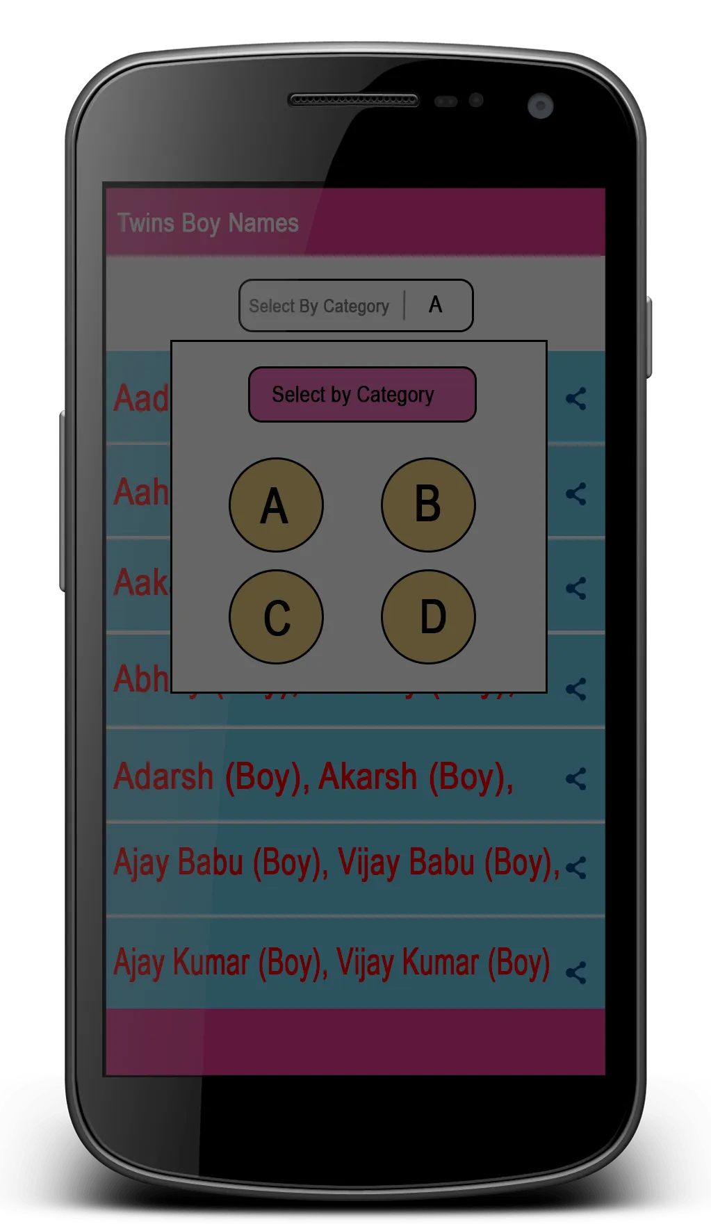 Baby Boy Twins Names | Indus Appstore | Screenshot