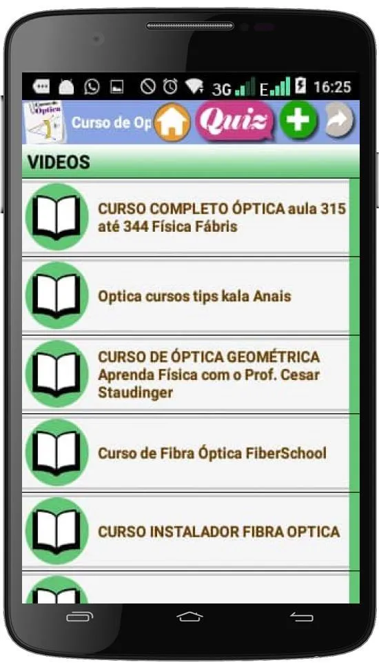 CURSO DE ÓPTICA | Indus Appstore | Screenshot