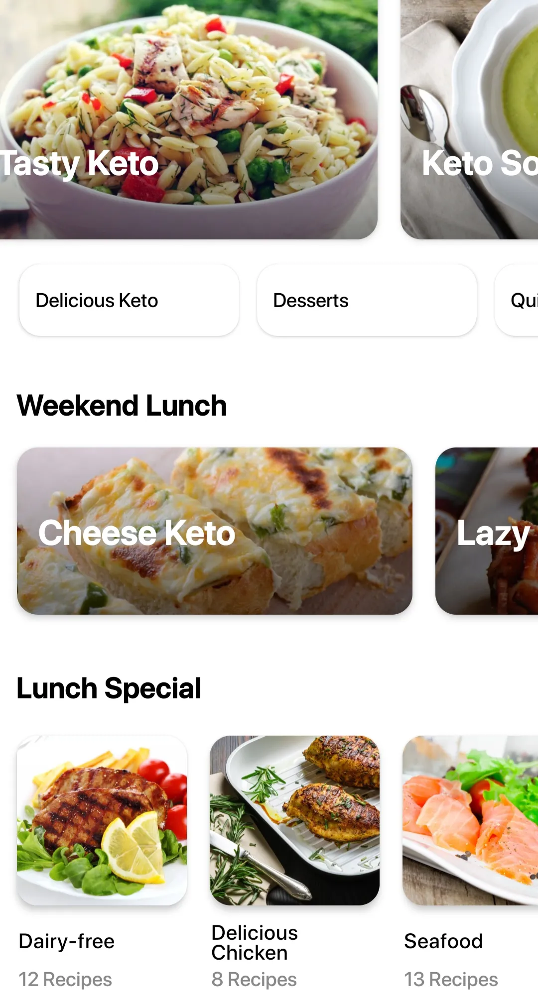 Keto Recipes: Lunch Recipes | Indus Appstore | Screenshot