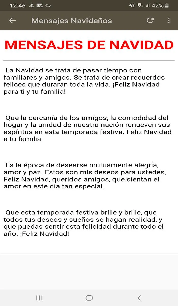 Mensajes Navideños y Feliz Año | Indus Appstore | Screenshot