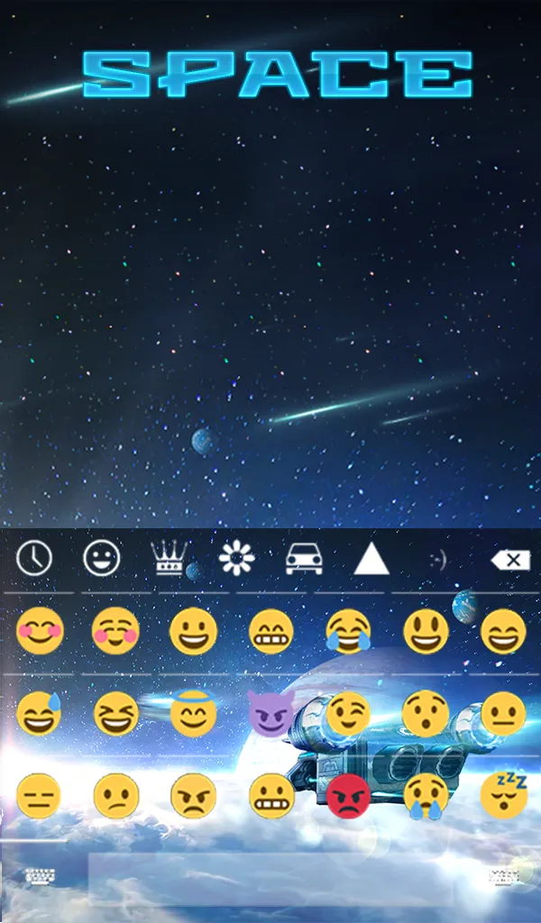 Space Keyboard & Wallpaper | Indus Appstore | Screenshot