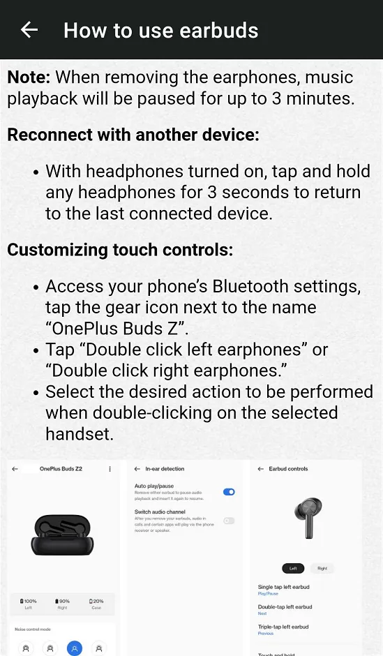 Oneplus Buds Z Guide | Indus Appstore | Screenshot