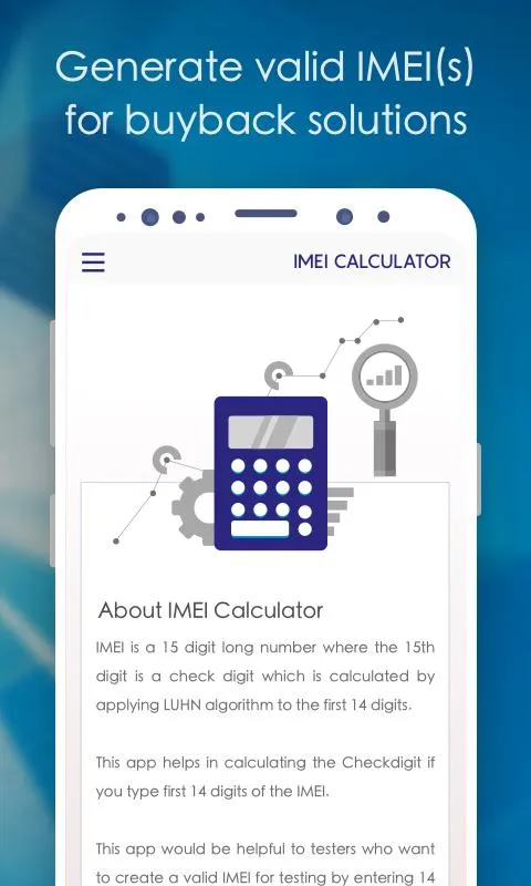 IMEI Calculator | Indus Appstore | Screenshot