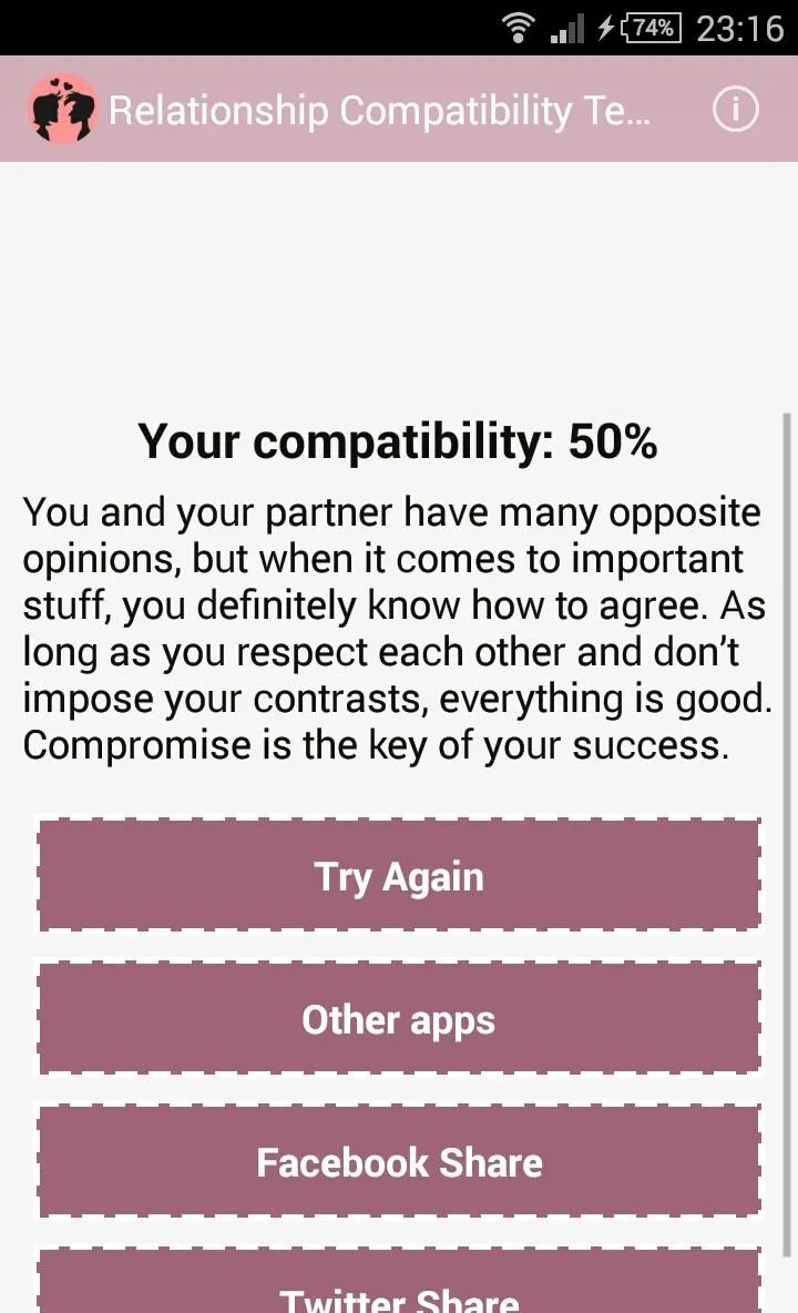 Relationship Compatibility | Indus Appstore | Screenshot