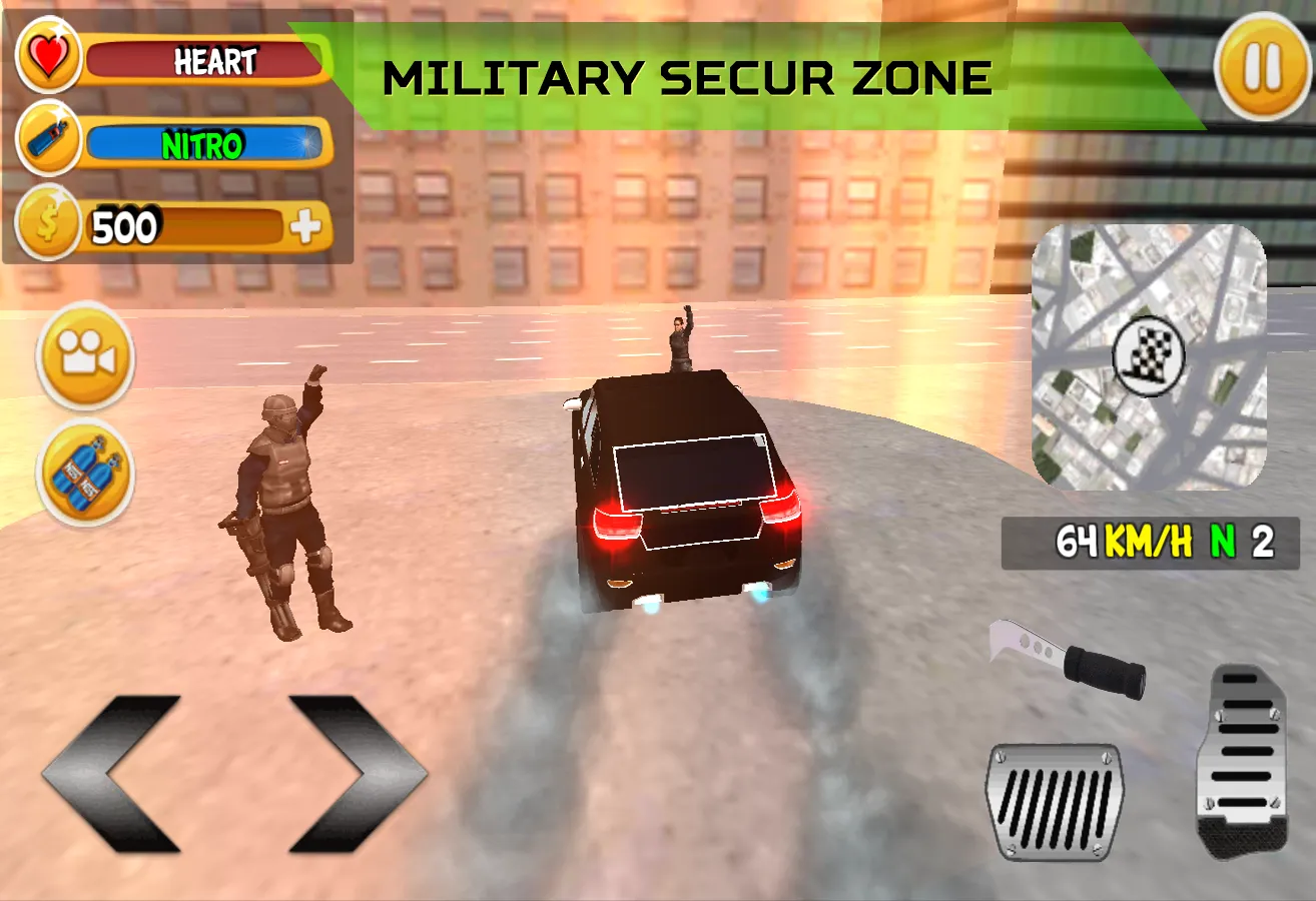 Real 4x4 Jeep Drive City Dogs | Indus Appstore | Screenshot