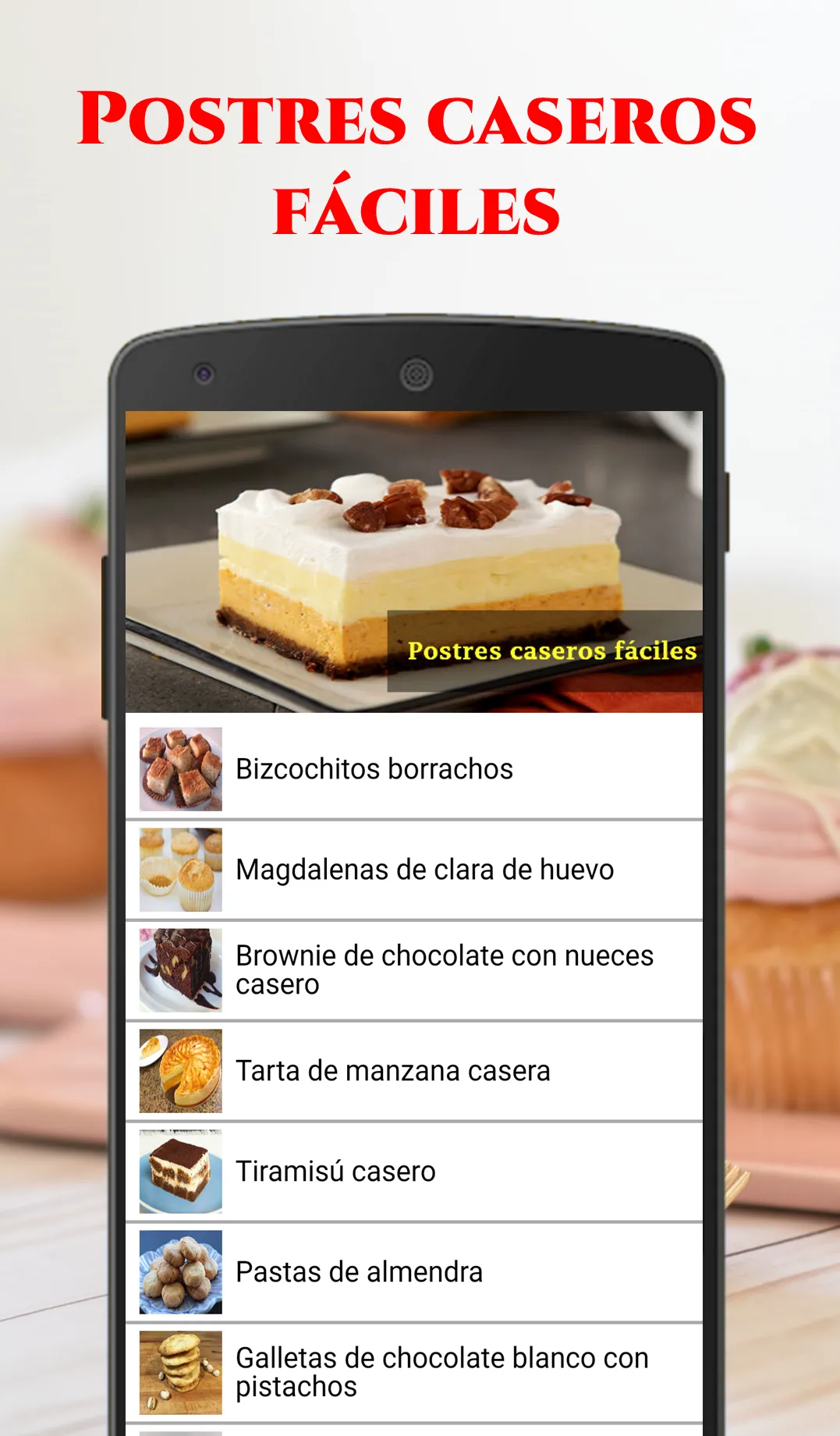 Postres Caseros Fáciles | Indus Appstore | Screenshot