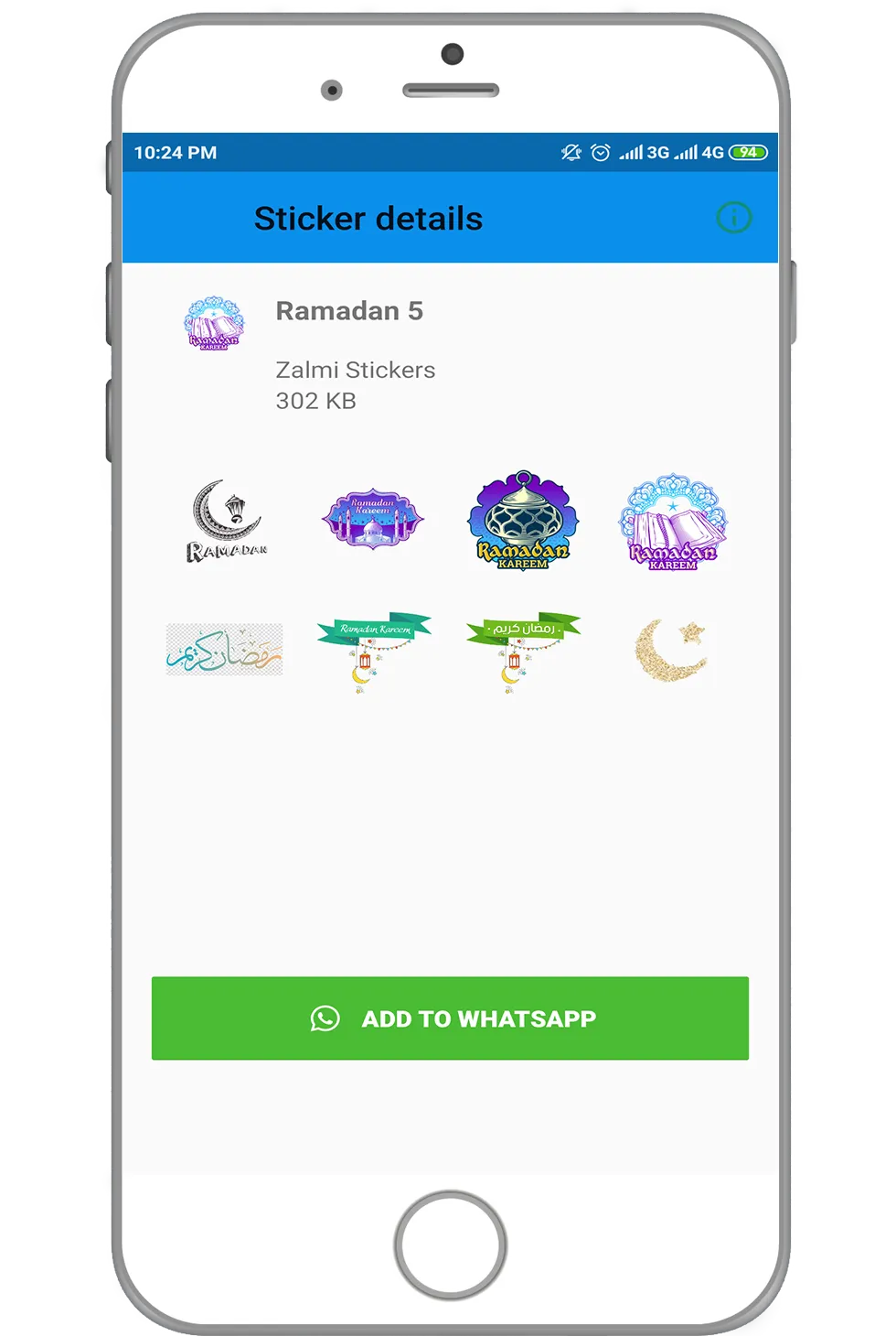 Ramadan Kareem Stickers For WA | Indus Appstore | Screenshot