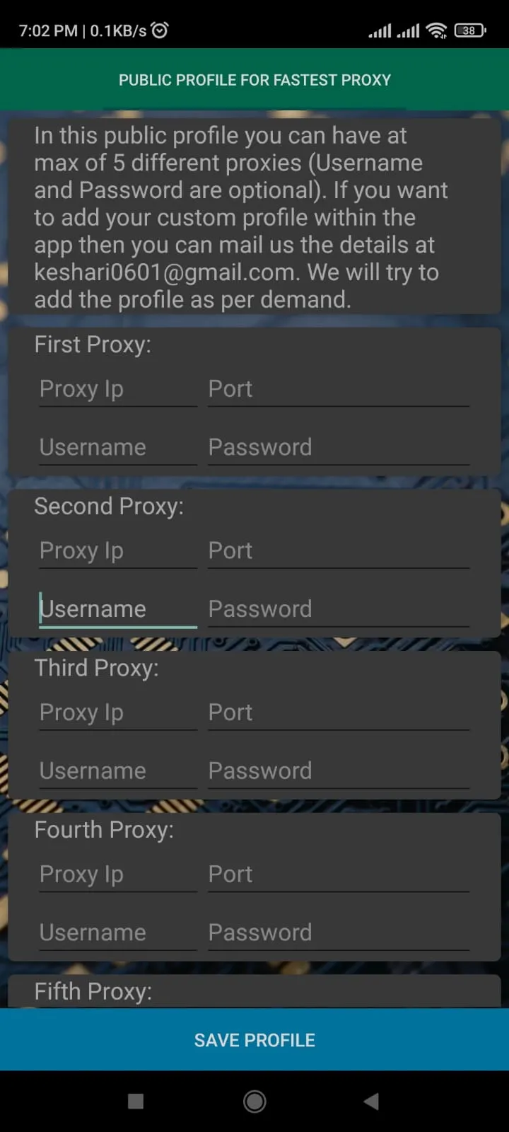 College Proxy | Indus Appstore | Screenshot