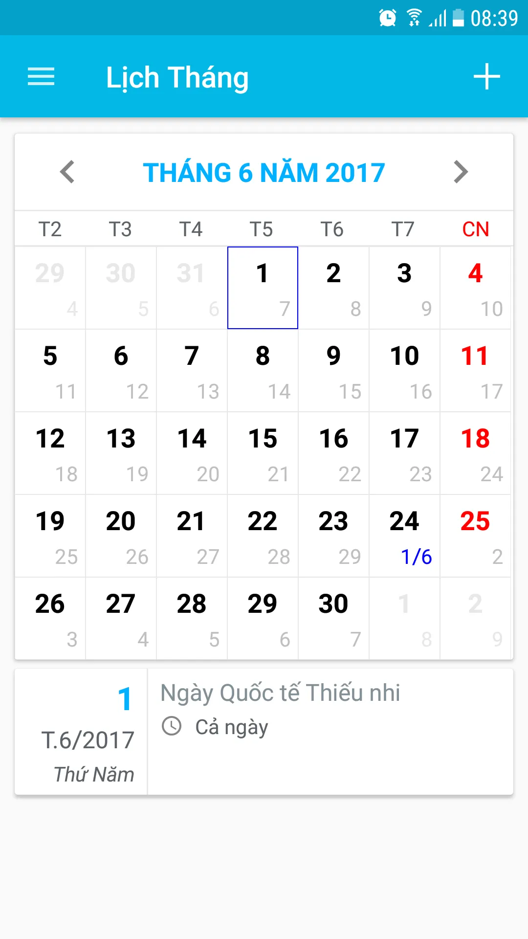 Lịch Việt - Lịch Plus 2024 | Indus Appstore | Screenshot