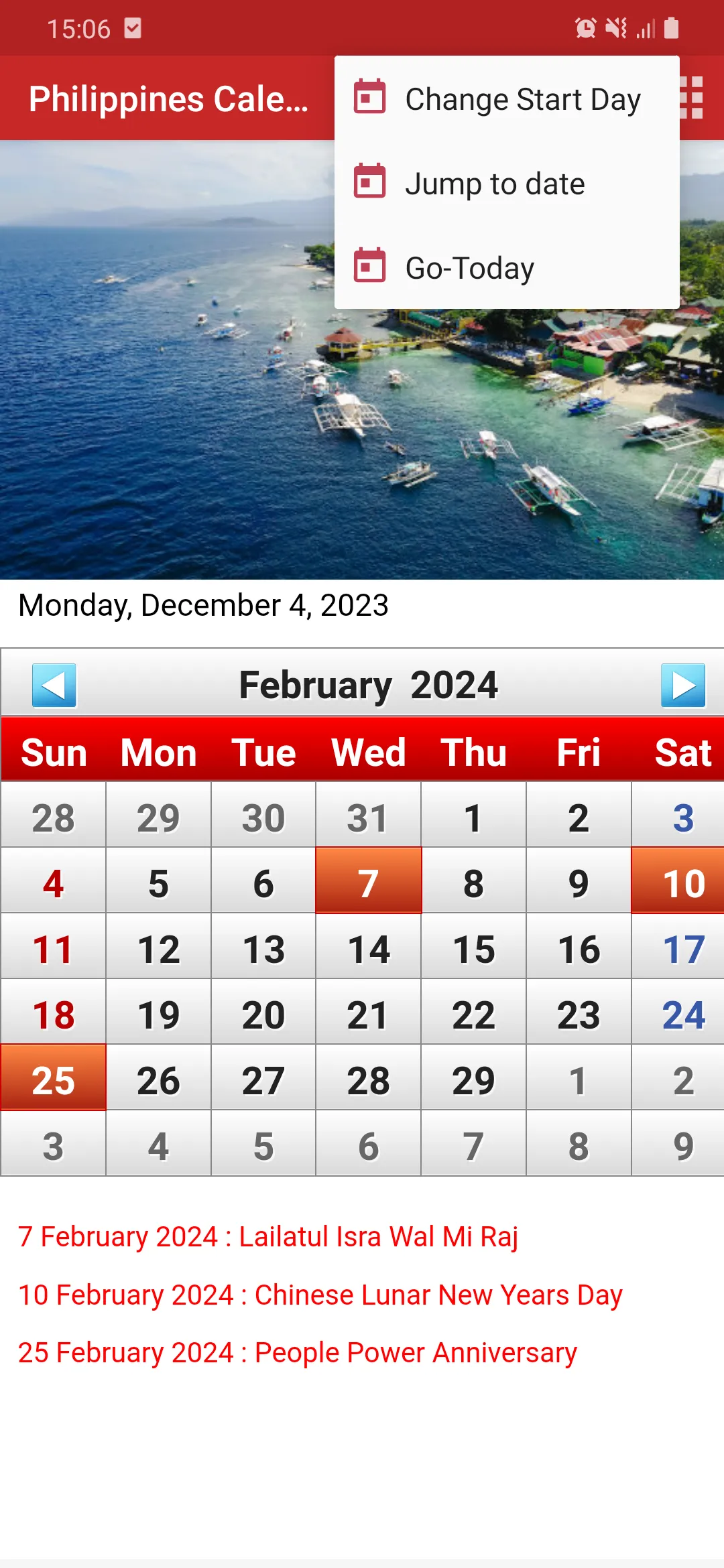 Philippines Calendar 2024 | Indus Appstore | Screenshot