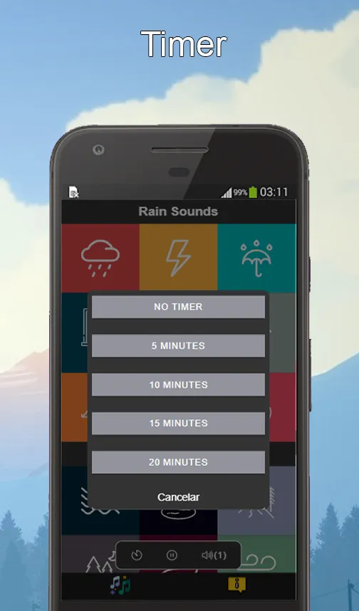 Sound of rain to sleep | Indus Appstore | Screenshot