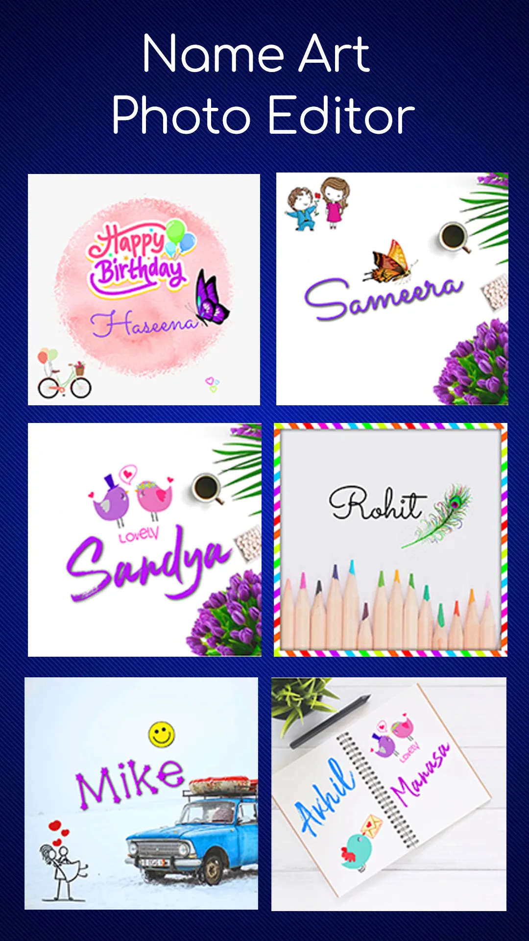 Name Art Photo Editing App | Indus Appstore | Screenshot