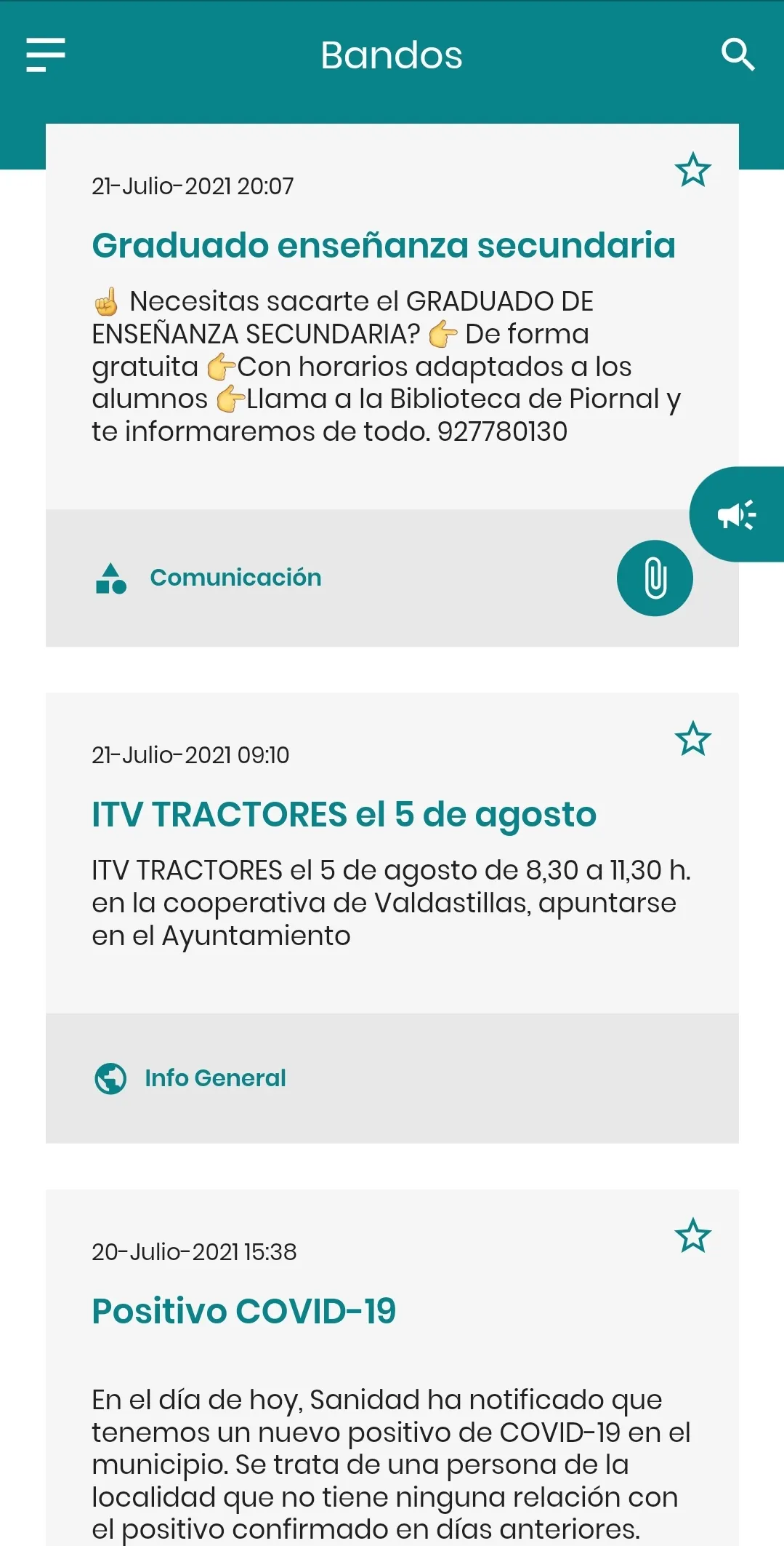 Ayto Valdastillas Informa | Indus Appstore | Screenshot