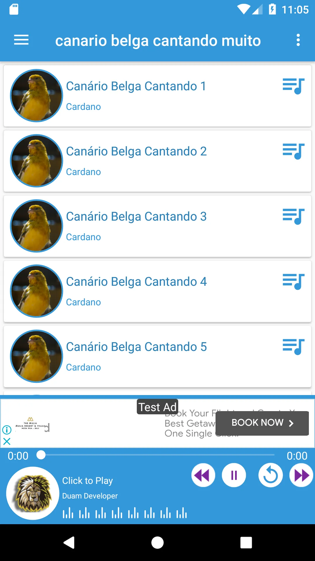 Canário Belga Cantando | Indus Appstore | Screenshot