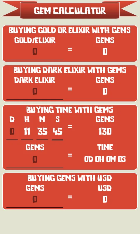 🏰 Gem Calculator for Clash of | Indus Appstore | Screenshot