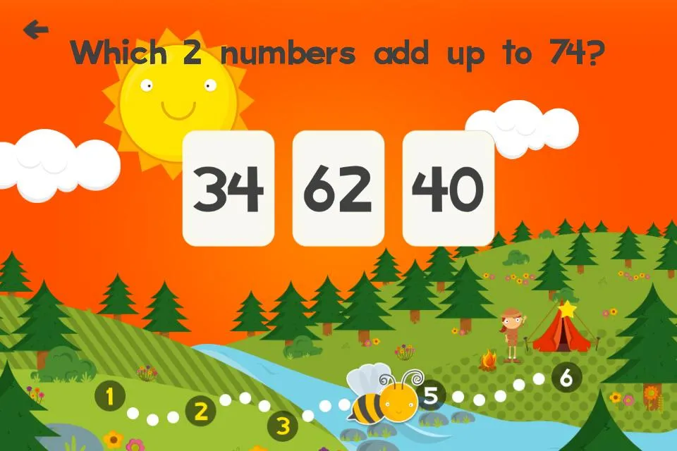 Animal Math Second Grade Math | Indus Appstore | Screenshot