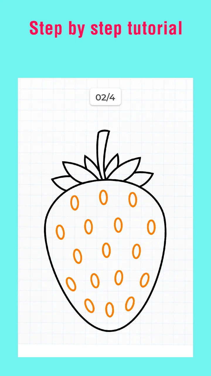 Fruits Draw Step by Step | Indus Appstore | Screenshot