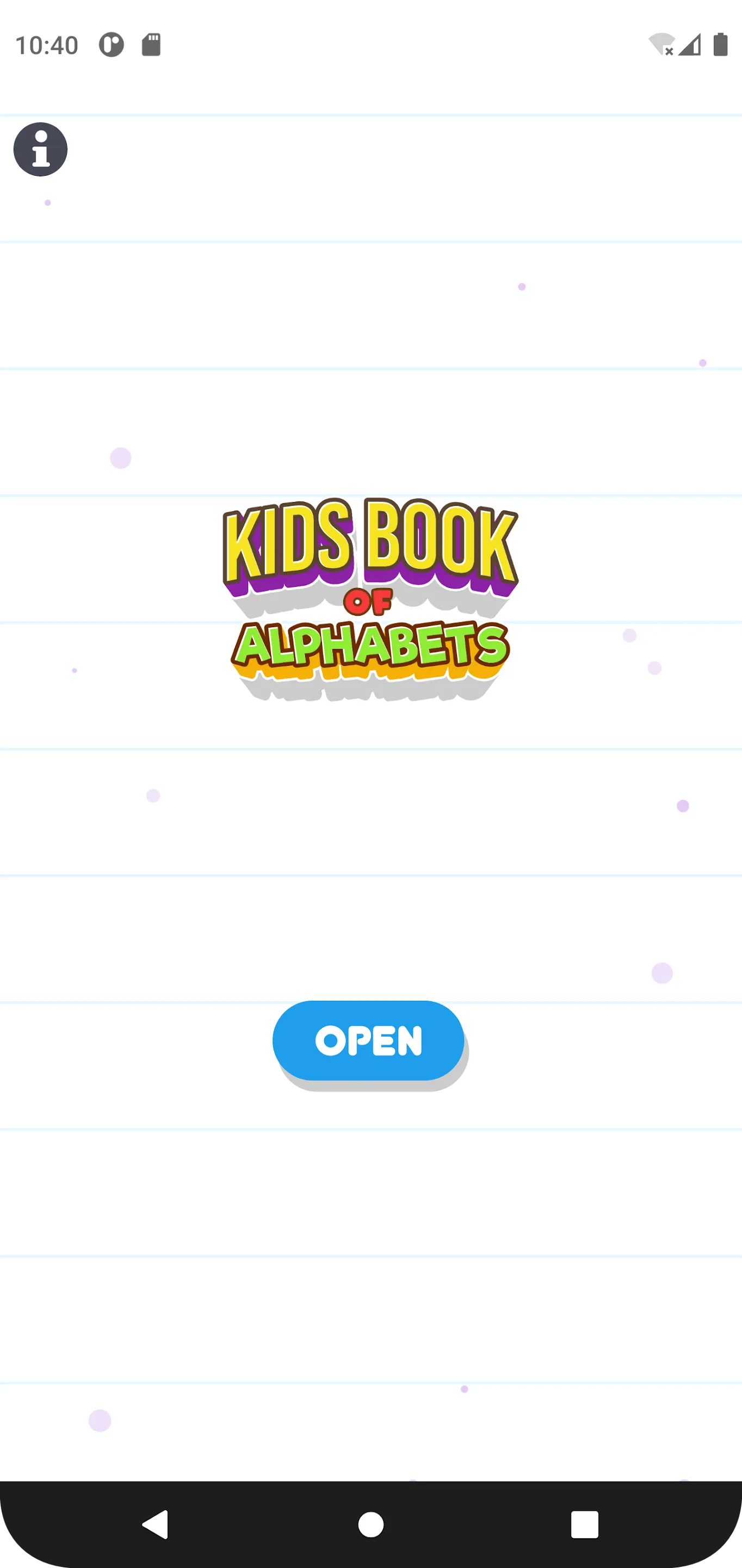 Kids Book of Alphabets | Indus Appstore | Screenshot