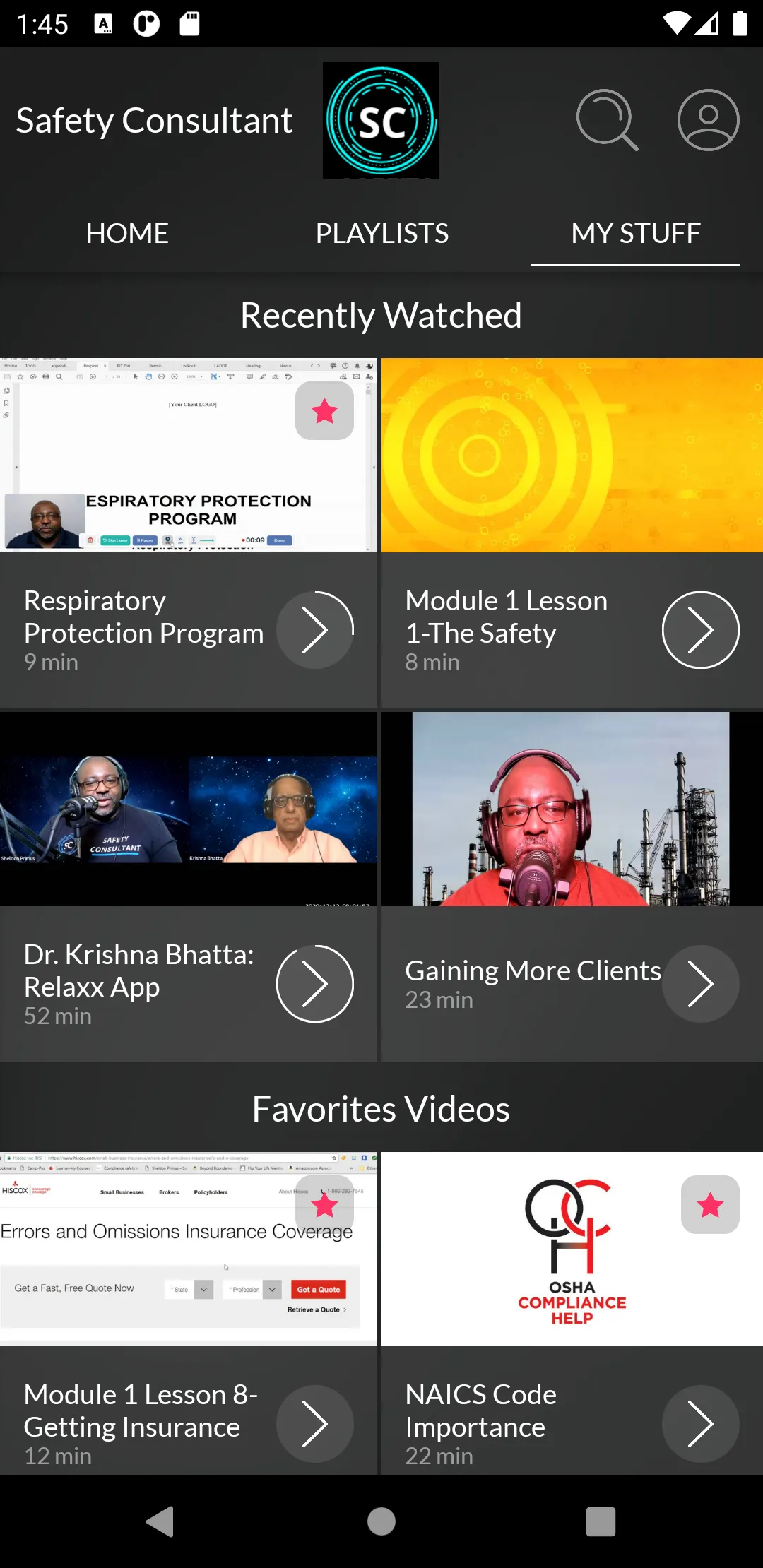 Safety Consultant TV | Indus Appstore | Screenshot